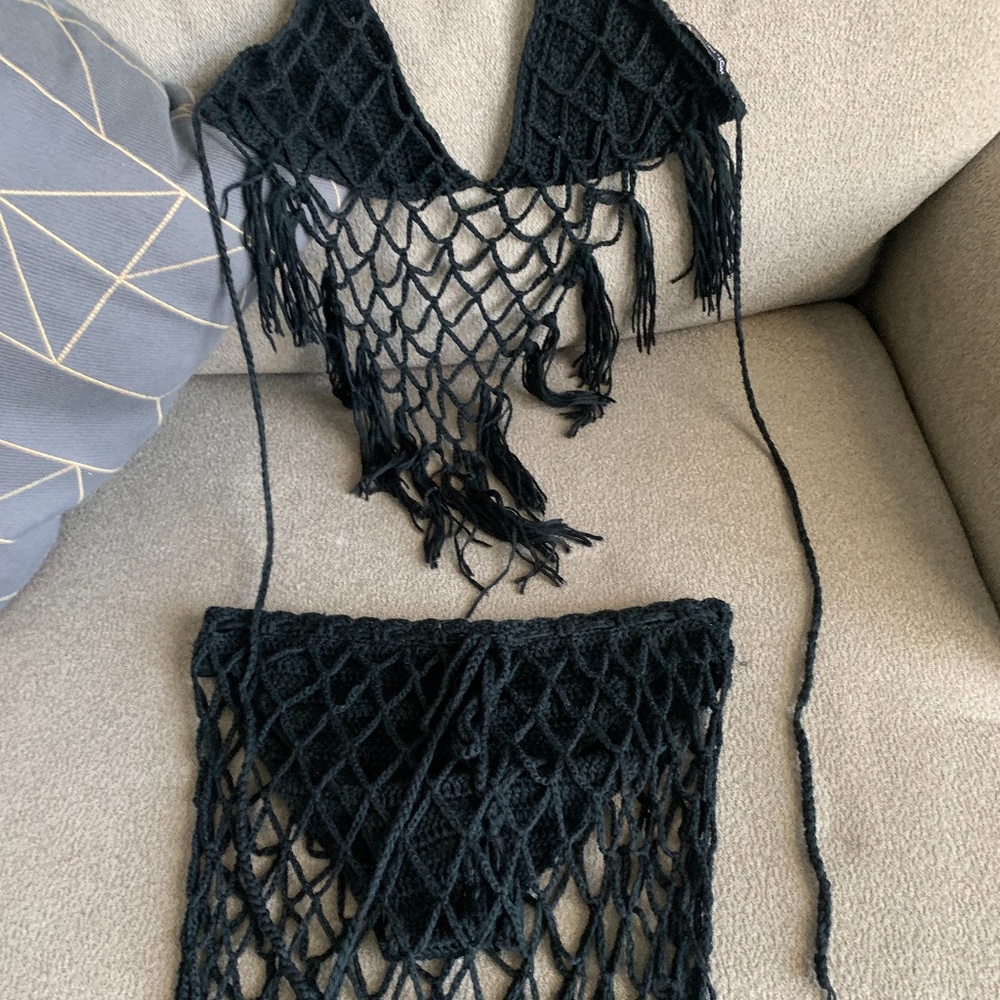 Black swimsuit